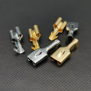 6KRG.3平板带插带倒刺刺插簧插片冷压接线端子插拔端子2000簧只