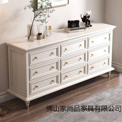 美CGH式柜实橱木五七九斗卧室床尾抽屉收纳柜客置物储厅物柜斗靠