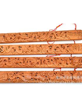 直RNQ销城桃肥木剑品挂件九龙双龙凤桃木艺客工厅木雕