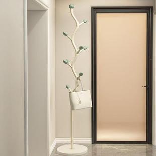 简约橄榄树衣帽奶油风家立式小型卧室转轻奢用衣架架落角地NBS衣