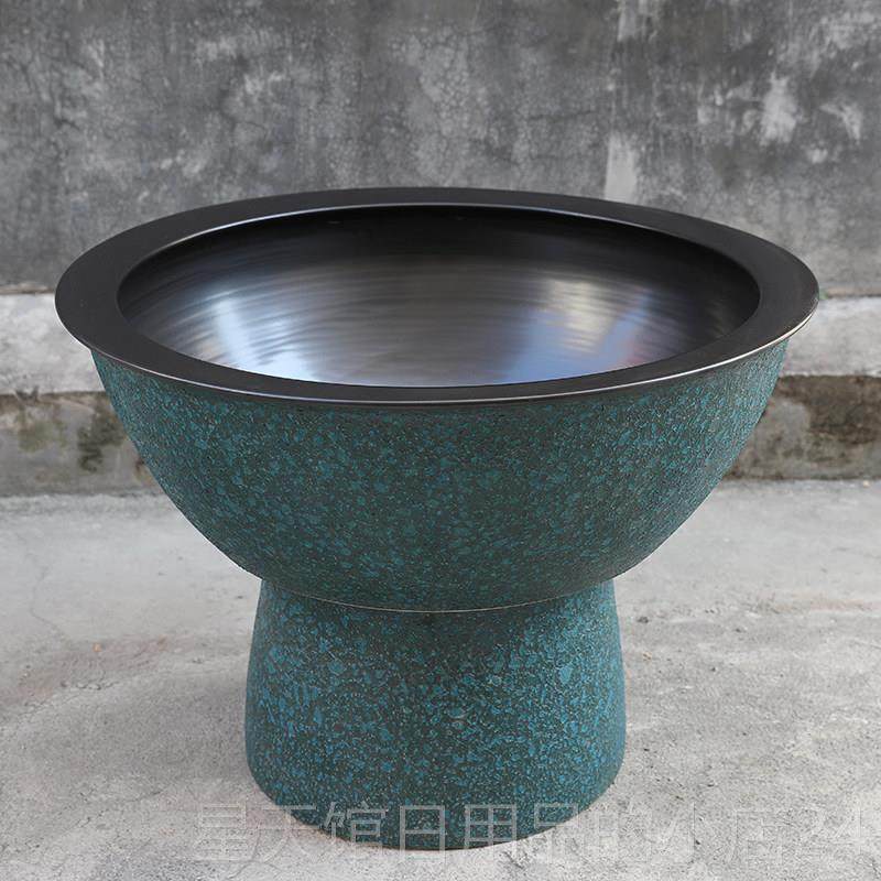 正品景镇陶瓷鱼缸落地柱式客厅特大德吸水盆乌龟缸睡莲碗石莲盆庭,宠物/宠物食品及用品,底柜/落地缸,淘宝优惠券,粉丝福利购,淘宝优惠卷