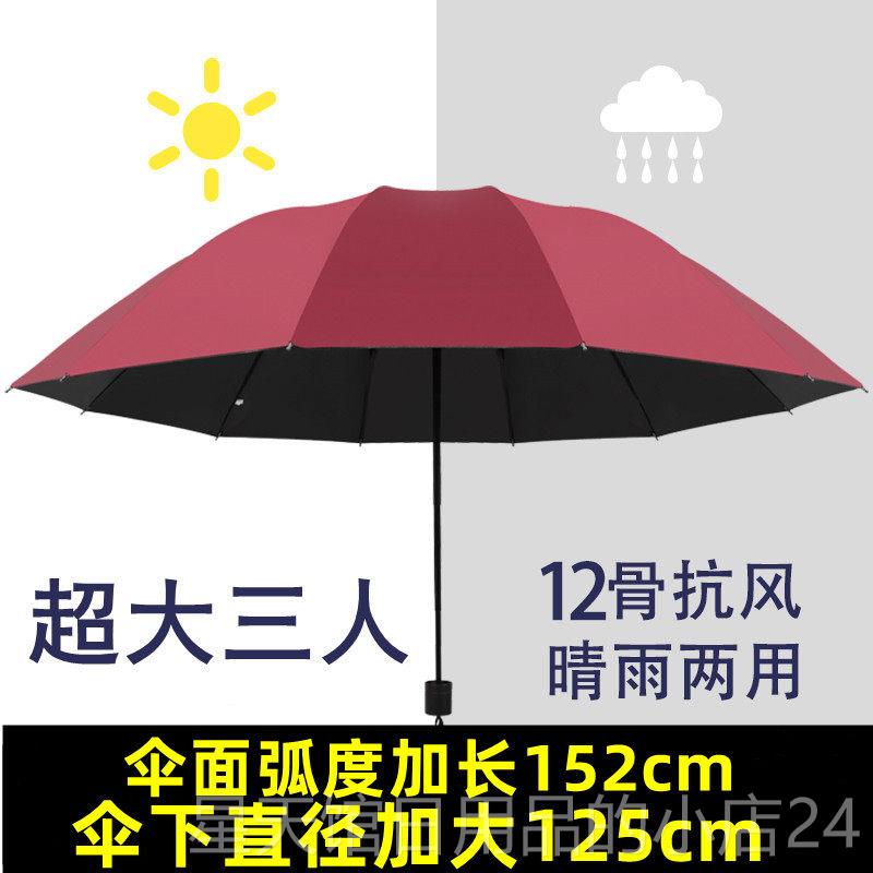 正品雨伞风伞男士大号加固加厚结实耐用晴抗暴手动折叠遮阳伞雨两图片
