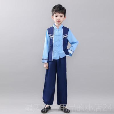 正品少民族儿童族服装广西三三哈壮尼族男女童月苗族彝族傣族演出