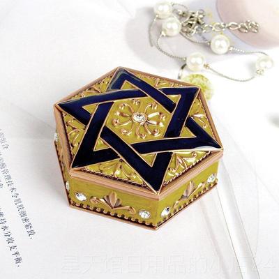 正品创盒 珠宝戒指意耳环耳钉首饰盒公主欧式国手饰品韩收纳小号