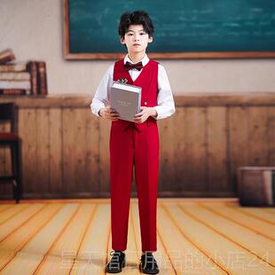 正品旦红歌大唱团服装元中小学生表演运动会儿比赛朗诵演童讲演出