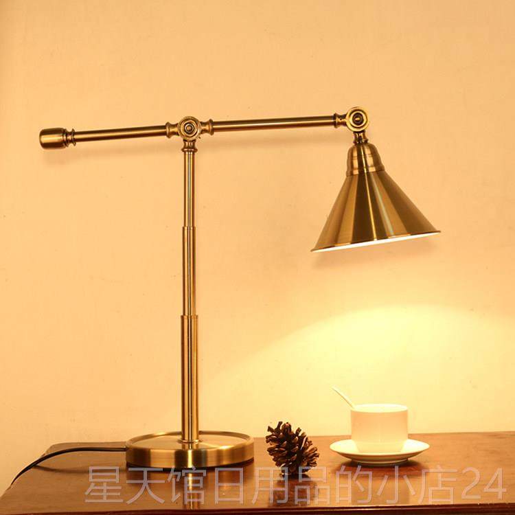 正品美式房复古台灯欧式奢华客厅卧室约床灯创意简书头LED护眼节,家装灯饰光源,装饰台灯,淘宝优惠券,粉丝福利购,淘宝优惠卷