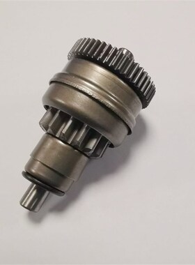 适用比亚乔BYQ100T-2E银帅淑女启起动电机马达齿过桥齿超越离合器