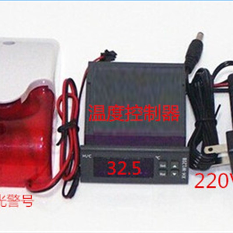 机房温度报警器 超温现场型声光报警器 孵化 养殖场高温警报器