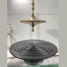 酒店摆件玻璃钢雕塑售楼处大型落地不锈钢定做大堂装饰品定制厂家