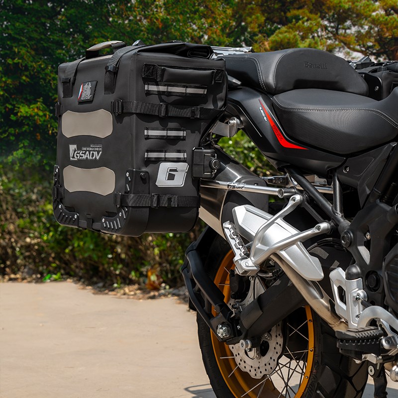 GSDV适用贝纳利TRK552X护杠三箱尾箱边箱边包改装保护配件不锈钢