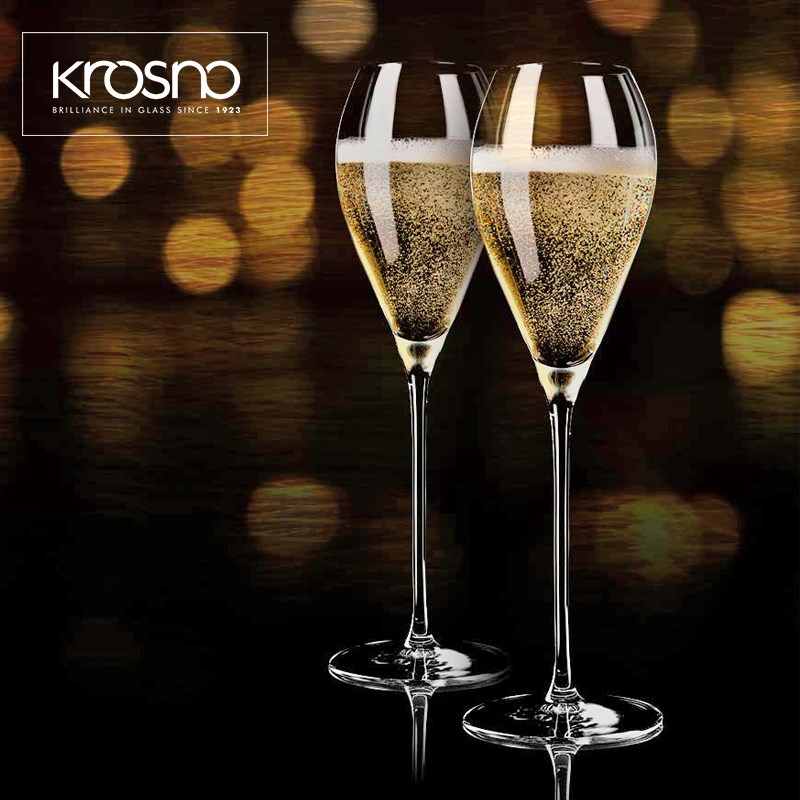 波兰无铅水晶玻璃郁金香型香槟杯对杯气泡酒杯创意鸡尾酒杯