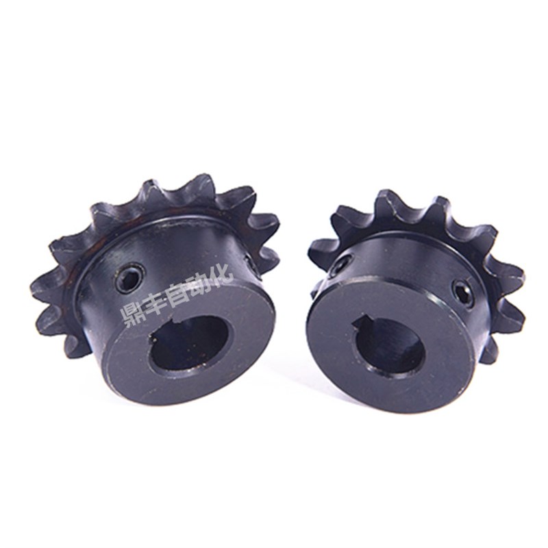 。5钢3分19-23齿配B0C-1链轮链条成品孔工业齿轮19/20/21/22/