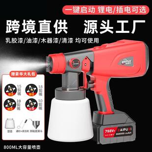 电动喷漆枪小型乳胶漆油漆喷涂机220V家用大功率高雾化喷枪喷壶