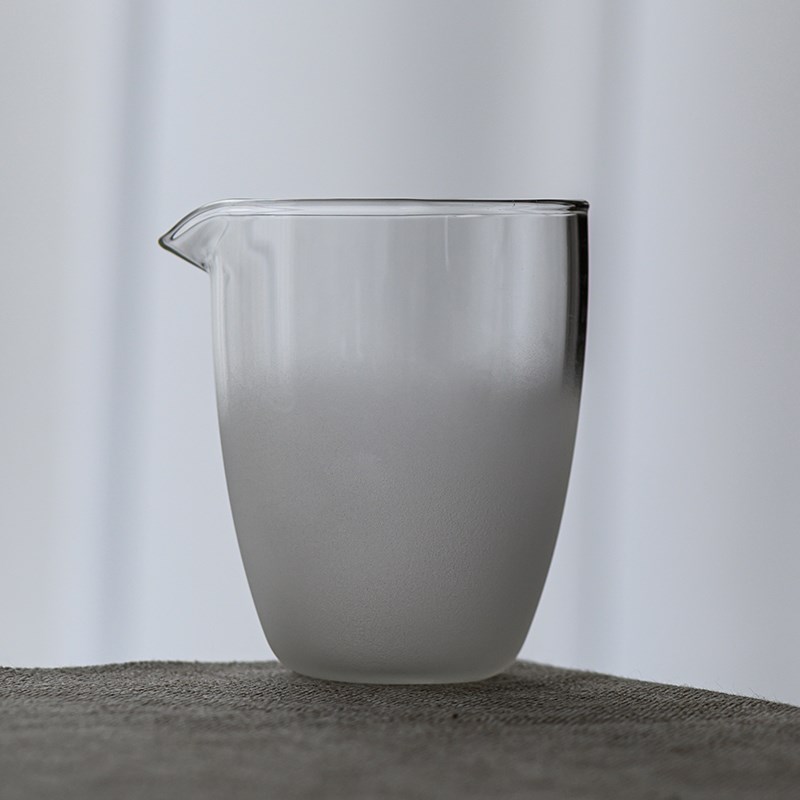 公道杯玻璃分茶器耐热茶海单个功夫茶具配件分茶杯云雾透明倒茶器