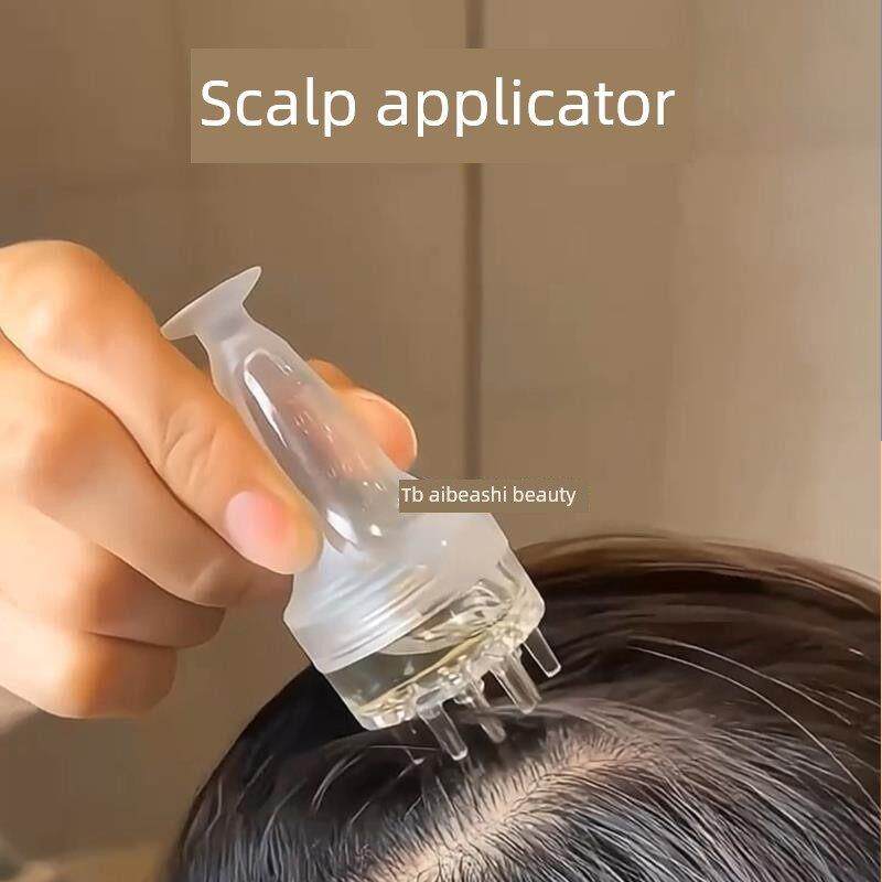 日本Mino头皮涂抹器头滴辊球引导液体头发生长按摩头发护理梳精油