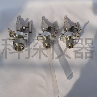 KF16转不锈钢试管接头 KF25真空试管转接头 KF转石英管接头