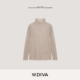 W.Diva 53T163394 针织打底小衫 意境 进口羊毛内搭半高领长袖
