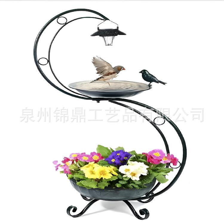 直销田园植铁艺室物花架内架墙壁悬挂RC921124欧式铁艺阳台壁挂花