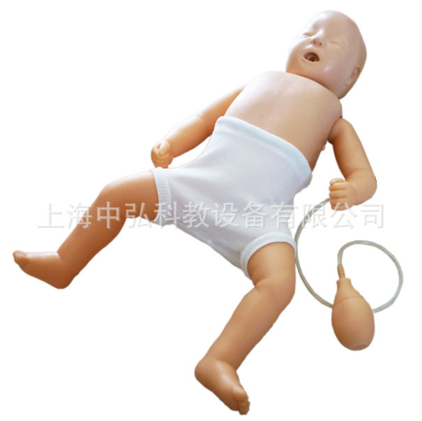婴儿心肺复苏训练模拟人 新生儿CPR急救模型无电器