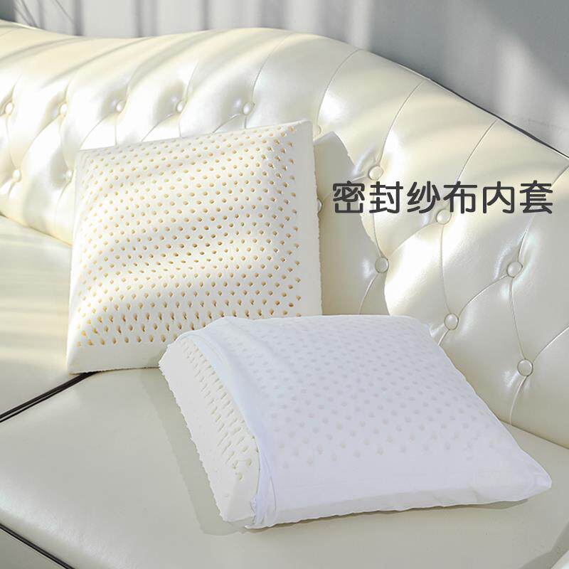 cs靠泰国乳沙发靠垫抱枕枕芯客厅床头靠枕芯大胶背389室垫腰靠办