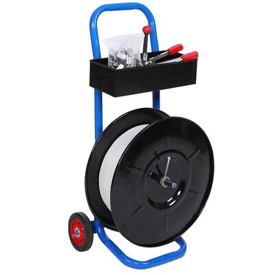 带带盘华车塑钢带打包机豪塑钢圆打包带小推车盘PP打包支架子GHO