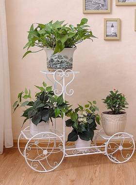 欧式铁花14486架置物架落地式家花用花架子多艺层室内绿客厅吊兰