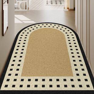 圈入户门地垫玄关脚F7779796垫耐脏圆半拱形地毯家法式用门外门口