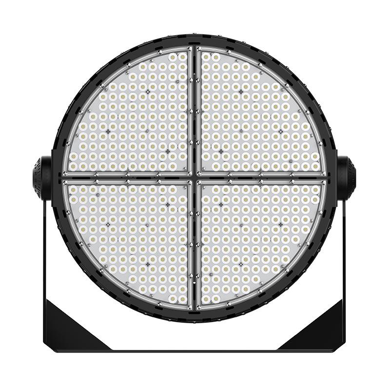 圆形鳍片0LED投光灯10功0W1200PBY大率球场灯泛光灯码头港口高W杆