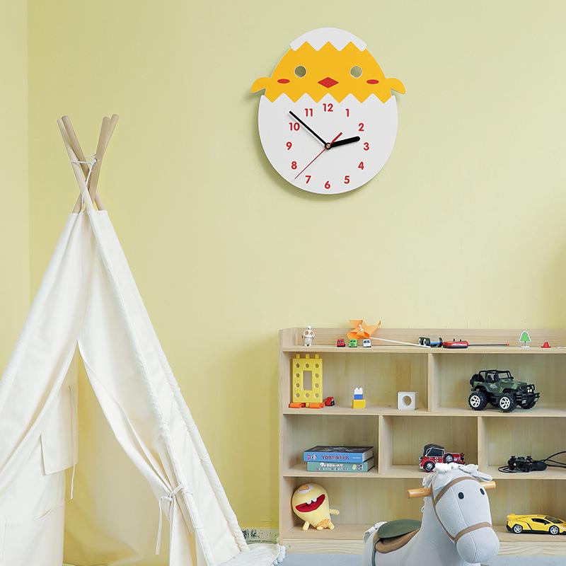 WOZ钟OOM屋创准蛋仔派意对挂家用客941厅免打孔钟表简约现代时钟
