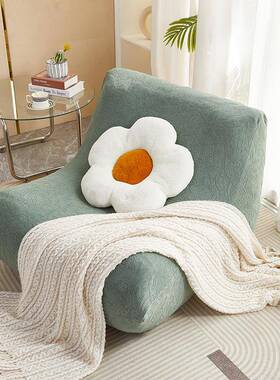 6B76人懒沙发套全包卍能套防一抓弹力F77J755M毛毛猫虫沙发套体四