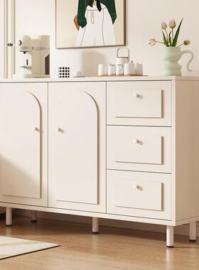 奶油风室六斗客厅靠墙收纳床柜柜尾置物柜餐ZON厅储物柜阳台五斗