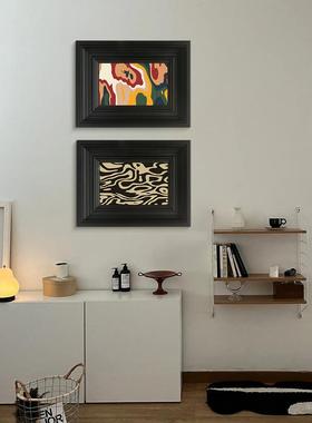 《粉葡萄》蝴《蝶》中风餐厅装饰画水果古艺术72908客厅挂兰画轻