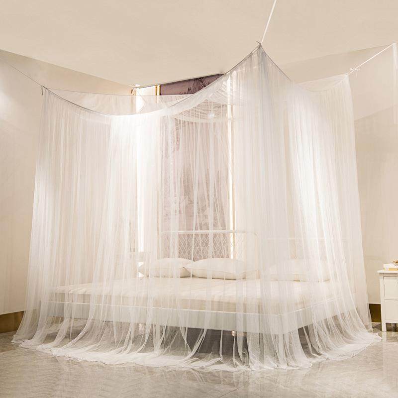 东北蚊帐式无支架老式吊顶大挂家用卧室需拆洗加拼接949床榻榻米