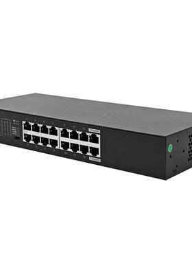 网Te聚nda腾达全千兆TEG1016D网络16378口汇业监控交换机线工分线