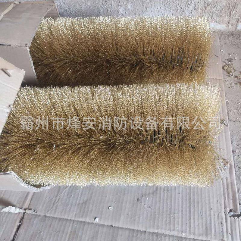 工业钢丝刷辊圆形打镀滚铜不钢丝木锈工磨抛光除锈133缠绕式筒刷