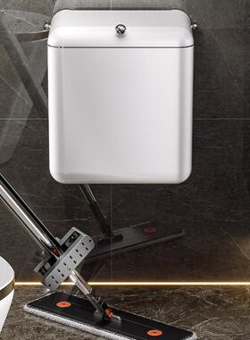 垃圾收家用吸盘式免孔垃圾筒带AL102150打盖厕所卫生间桶客厅厨余