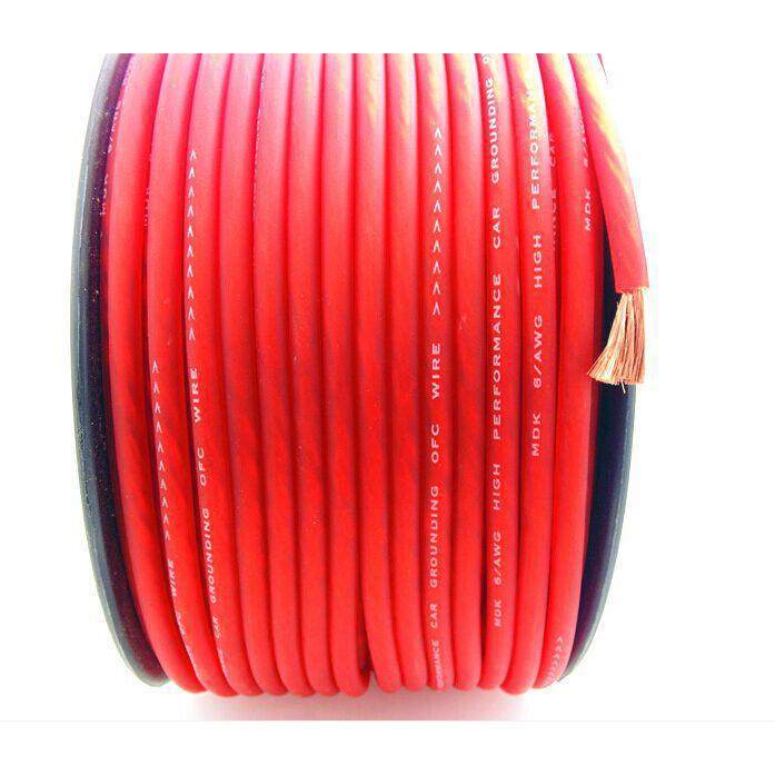 车音响车载低音炮改装8476G电源线材A耐高汽温磨砂铜包铝45米