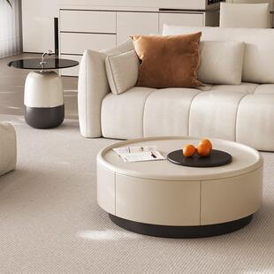 圆 设计款 奶风茶现代极师简客厅家油用小户型20SN03B 灵25年几新款