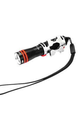 奥瞳潜水手电D1AD1A深潜潜浮潜电用LED光灯强小型迷你水手筒