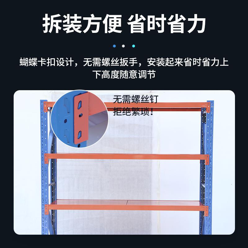 6厘用米40层置物储物架391家工厂金仓五储展示货架子中型五金库房