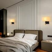 l酒店床头20965阅读房灯欧式 简约厅卧室书客走廊美式 ed壁灯