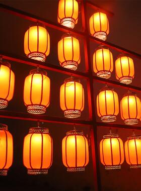 新件款汉唐婚具庆道灯ZNF笼架子中式礼红灯笼铁艺屏风路引摆布婚