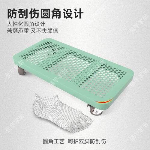 可移动主机托架滑台轮支底座式电脑机箱架家用F9688SS7办托公室置
