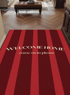 丝F77577HH圈耐入户门地垫美关式复古室外除尘垫门口脏进门脚垫玄