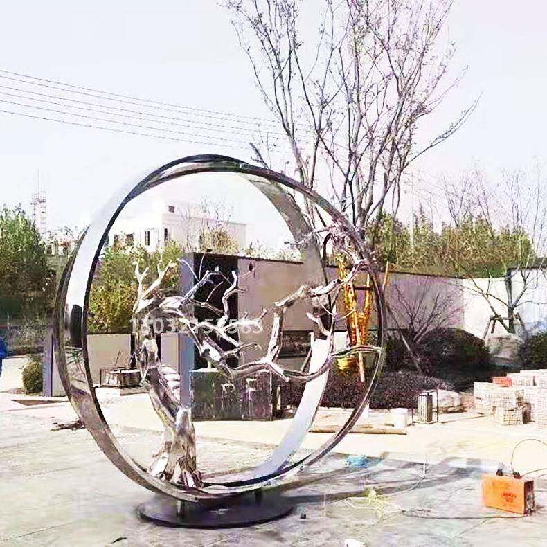 新304不锈钢工gyc0727-雾机人公园一角造景利器加湿降温工款具造