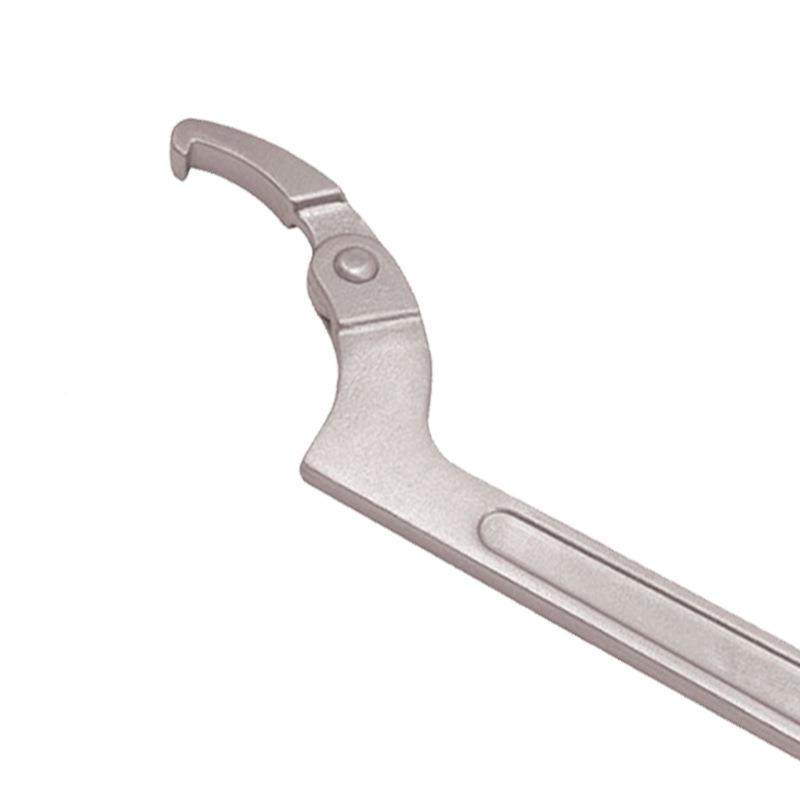 TOOLT856扳ME图泰不锈钢可调I勾扳可手304防磁侧面调月牙半圆勾型