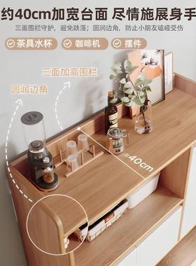 茶水柜客厅靠CBG00570墙小户家型用简易收纳柜出屋储物厨租房柜置
