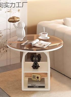 沙边几窄边柜现154200代简铁艺床头床柜酒店卧室头小茶约几小发桌