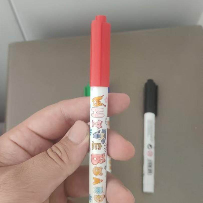 儿童白板笔彩RT1色水性可擦写画生环保笔多色学具笔用玩可擦笔