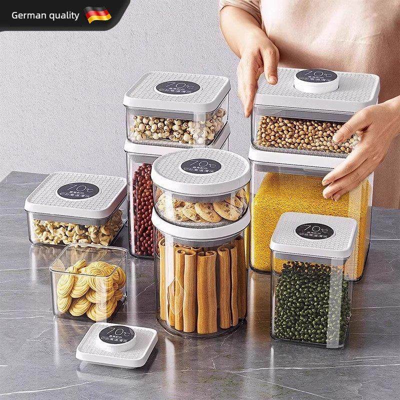 德国谷物储藏箱家用2025新型食品级干货坚果豆类塑料密封罐,厨房/烹饪用具,密封罐,淘宝优惠券,粉丝福利购,淘宝优惠卷